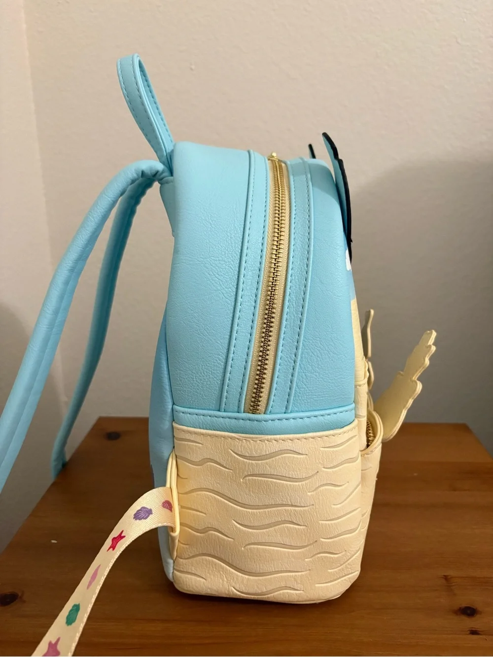 Loungefly Blue Stitch Beach Sandcastle Backpack
